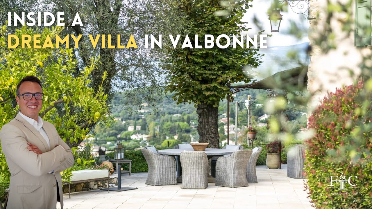 Inside a Dreamy Villa in Valbonne