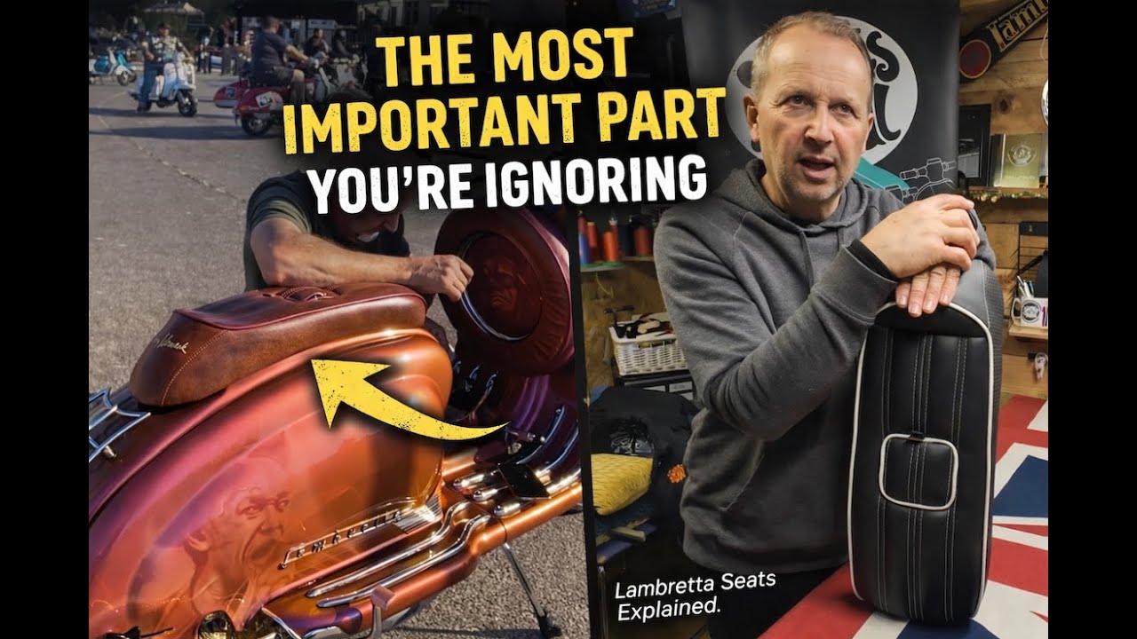 Why Lambretta Seats Matter More Than You Think | Comfort, Style & Ride Feel 🛵🔥