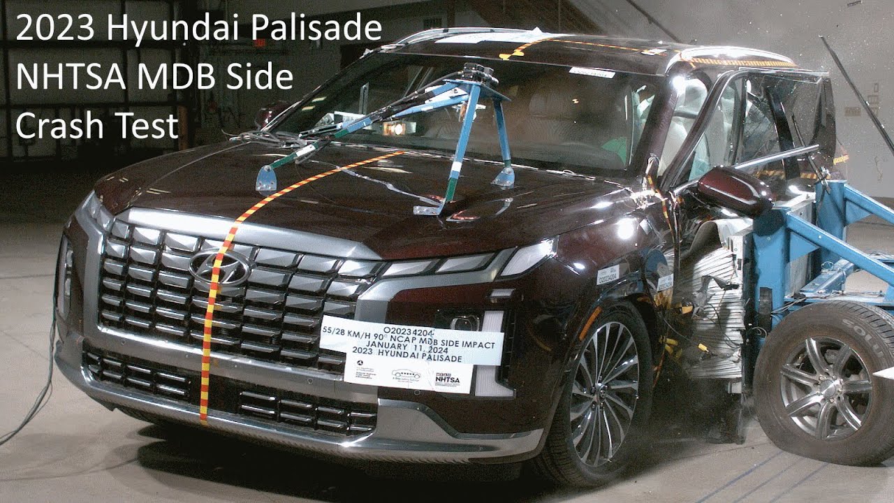 2023-2025 Hyundai Palisade NHTSA MDB Side Crash Test