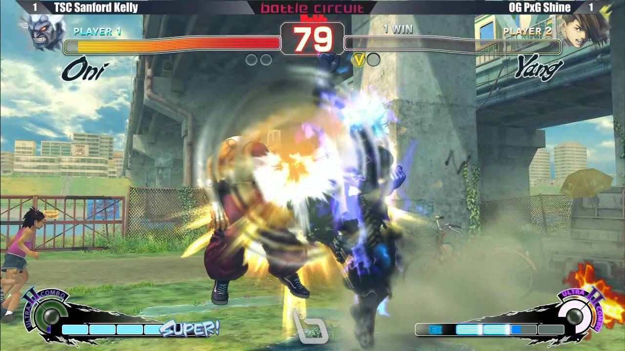 Next Level Battle Circuit 110 - USF4 - TSC Sanford Kelly (Oni) vs OG PxG Shine (Yang)