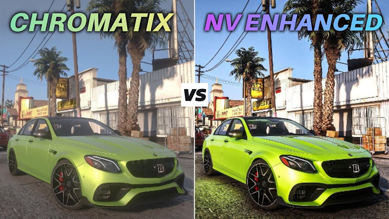 I MODDED GTA 5 - NVE VS CHROMATIX | LUXURY CAR TEST WITH MAX RAY TRACING - 2025 ULTRA GRAPHICS