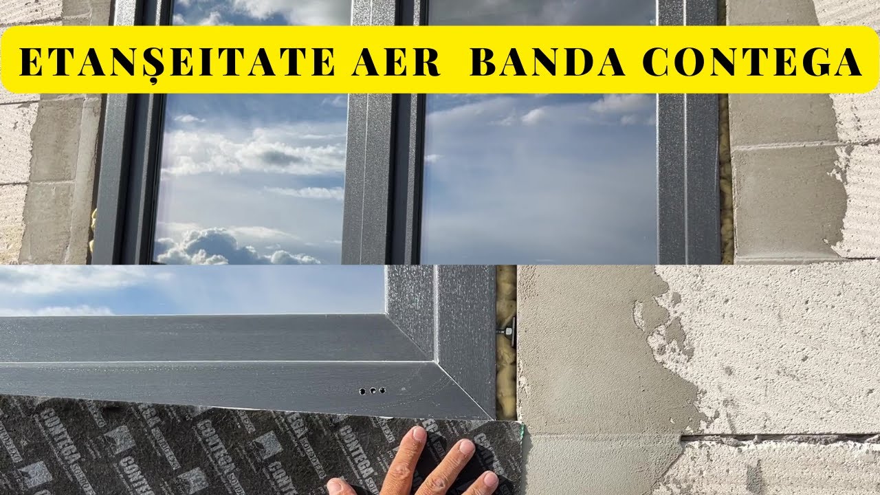 Cum sa nu mai pierzi căldura pe fereastra si ușă. Etanșeitate cu benzi Contega Solido SL si EXO.