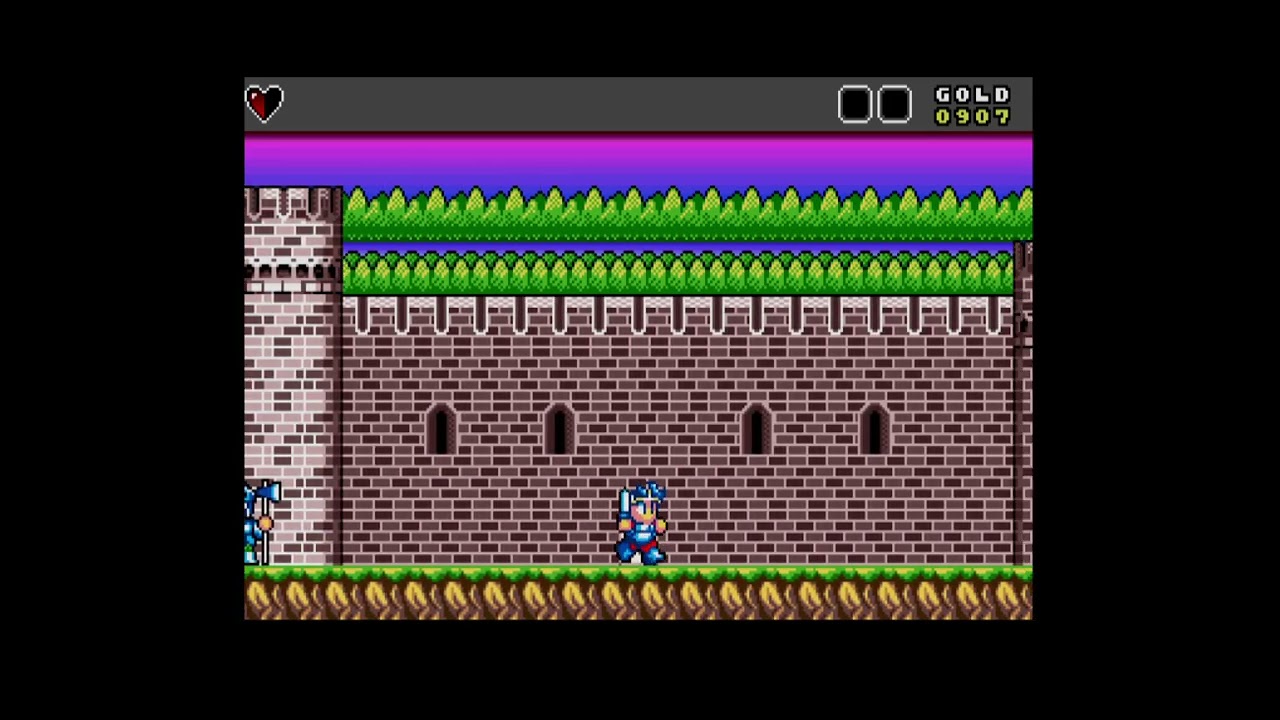 Scrolling with parallax effect -  Miracle Boy in Dragon Land - Atari 1040ST