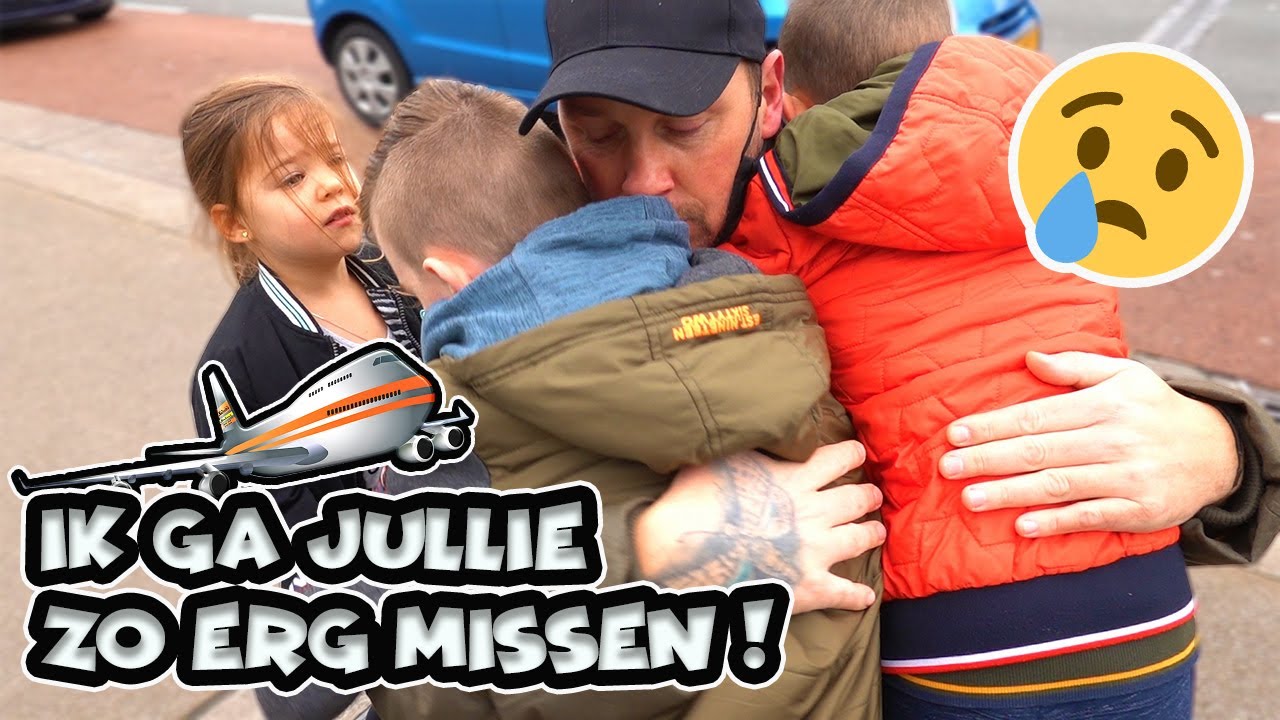 AFSCHEID NEMEN VAN MIJN GEZIN !! 😢 (PAPA GAAT WEG!) - De Bakkertjes #464