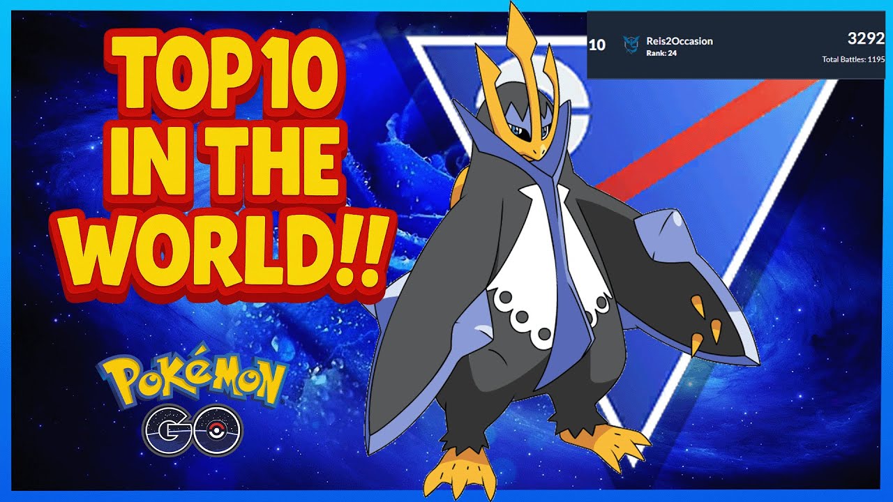 Я ВОШЁЛ В ДЕСЯТКУ ЛУЧШИХ В МИРЕ С ЭМПОЛЕОНОМ!! | POK&Eacute;MON GO BATTLE LEAGUE