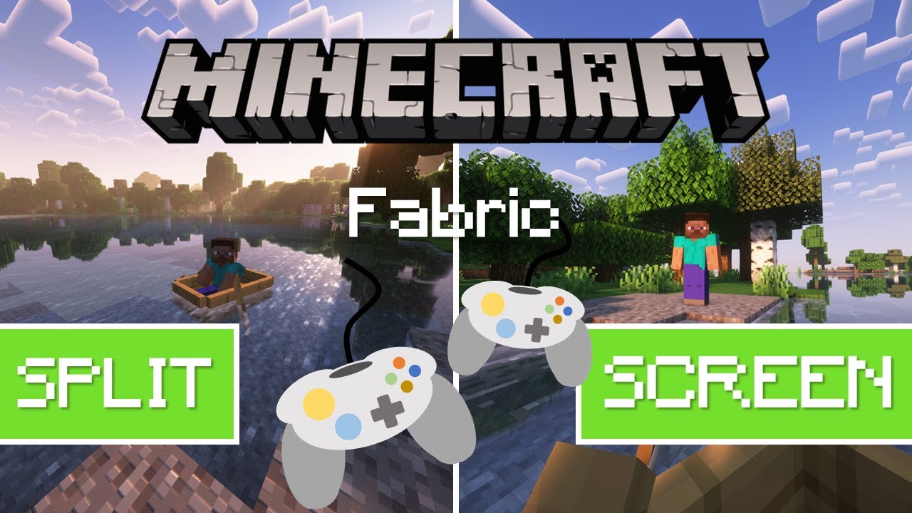 Easy Minecraft Splitscreen on PC (Fabric)