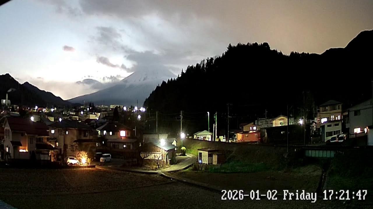 富士山ライブカメラ 山梨県富士吉田市 Yaamanashi Fujiyoshida Live camera.world.cam