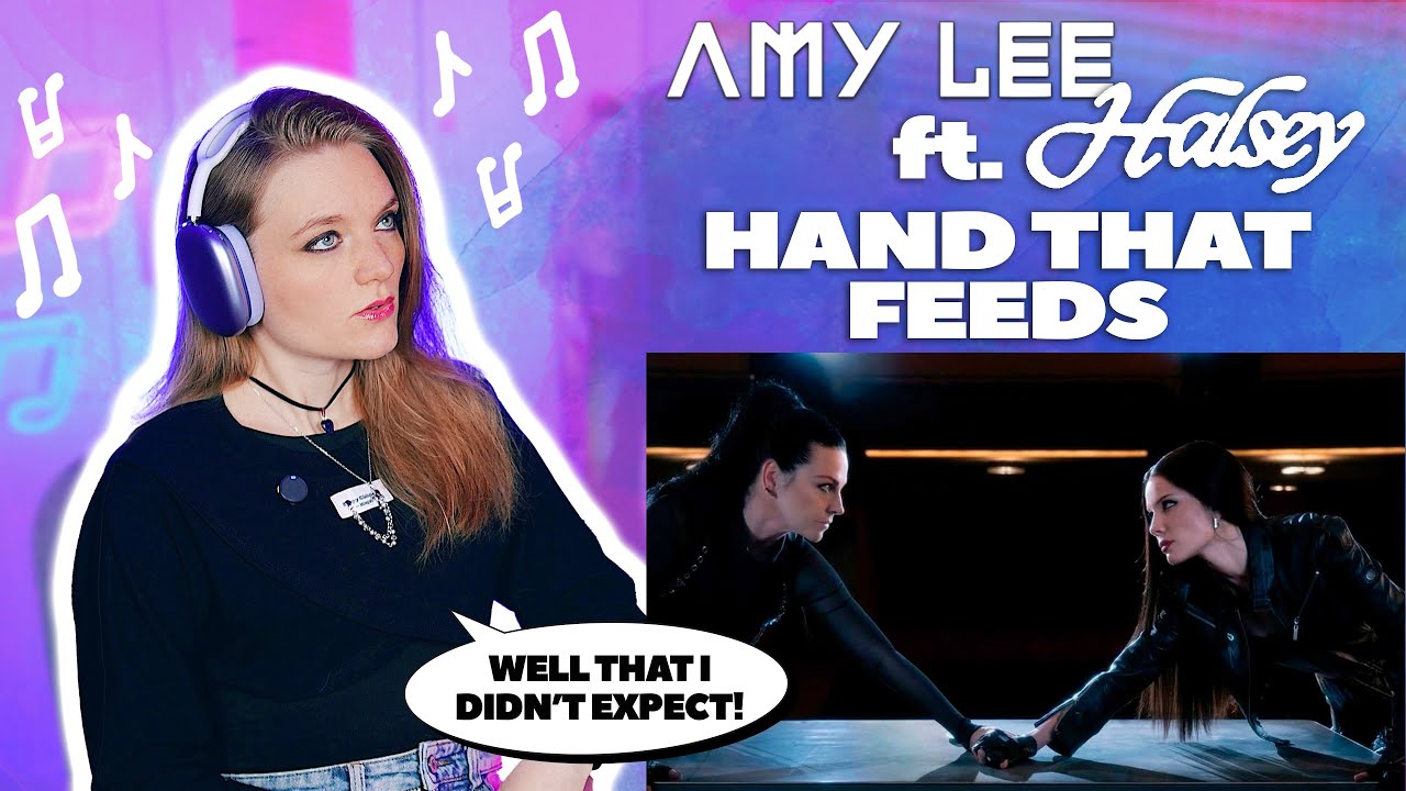 Reaction to Amy Lee (Evanescence) feat. Halsey - Hand that Feeds