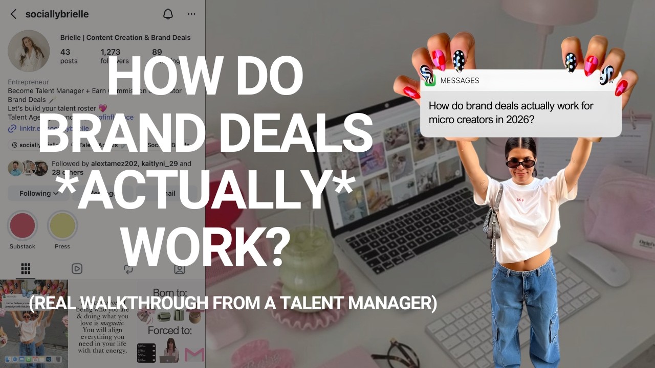 How Brand Deals Work for Micro Creators in 2026 (Real Walkthrough from a Talent Manager)