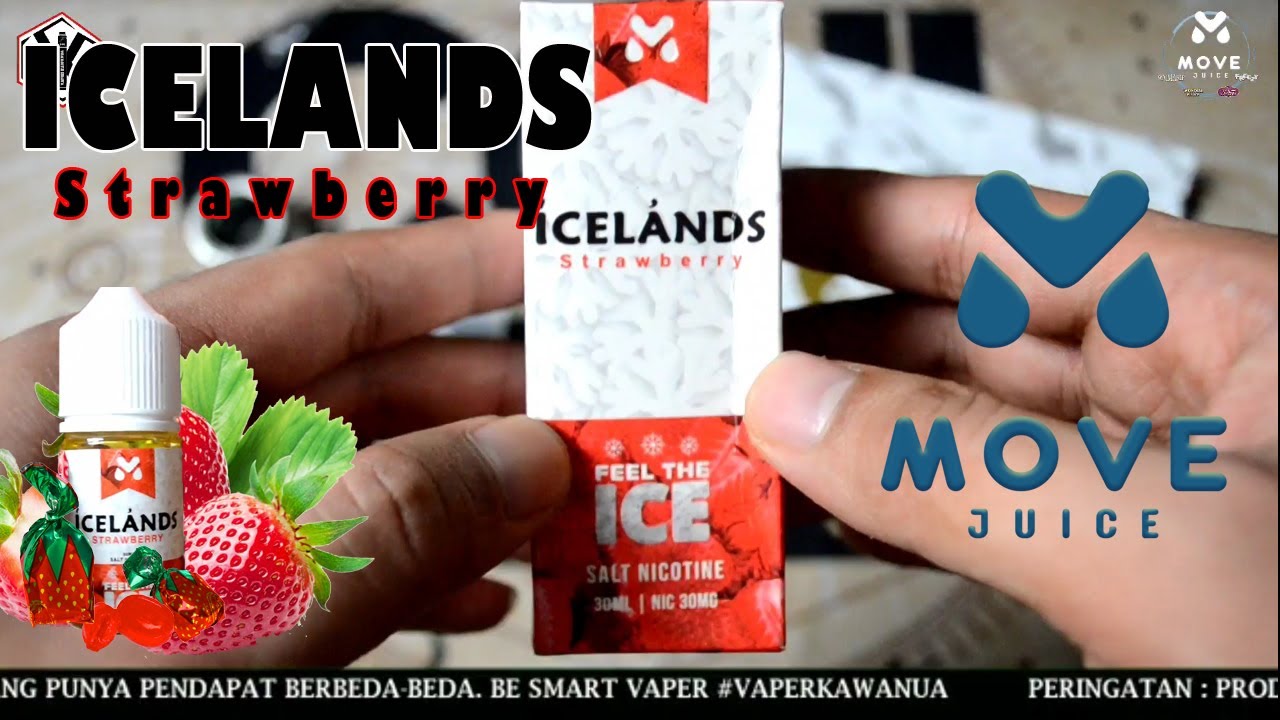 #REVIEW ICELAND STRAWBERRY BY MOVEJUICE