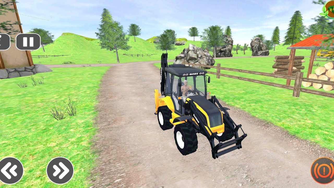 Jcb driving malayalam // Village jcb excavator sim // Android gameplay malayalam