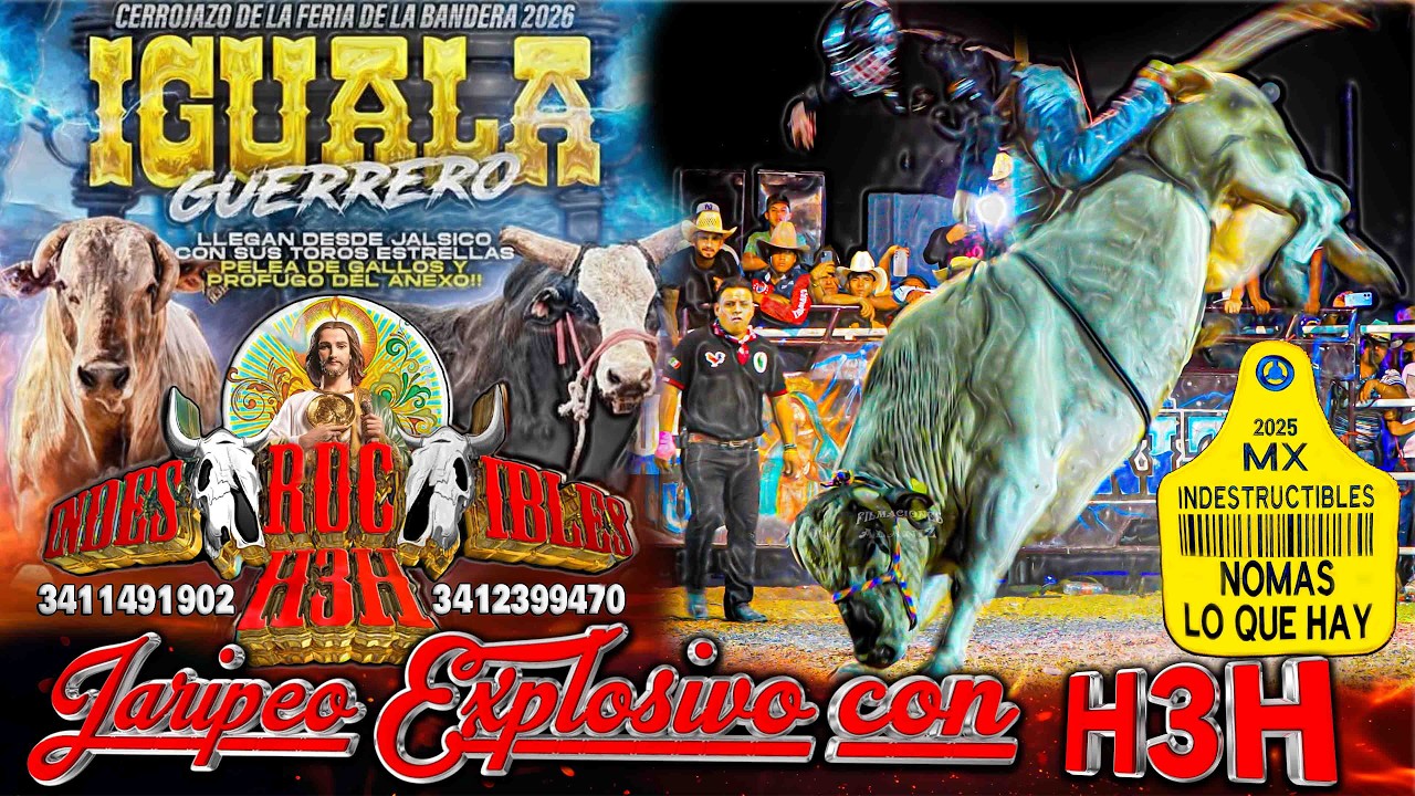 “🔥Mega Jaripeo Explosivo de los Indestructibles H3H con su Toro Fenomenal la Gran Pelea de Gallos”