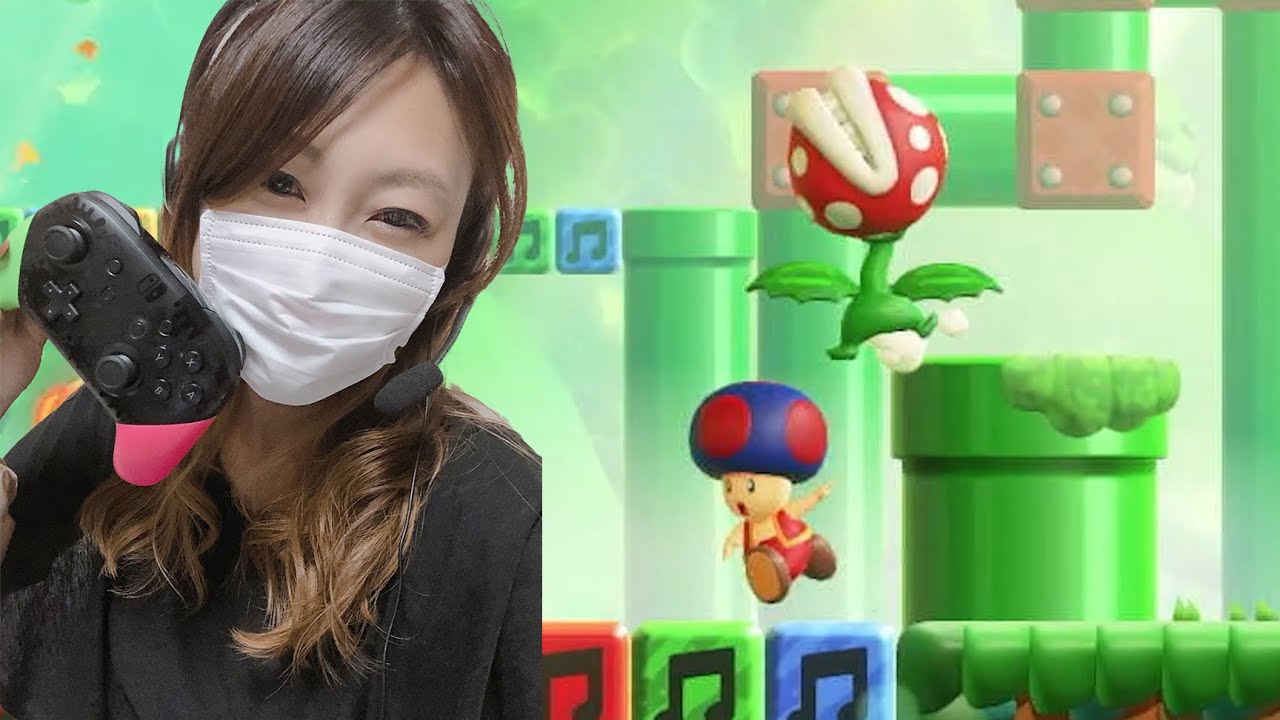 明日香のマリオブラザーズワンダー実況①