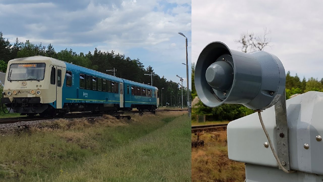 [4K] Przejazd kolejowy kat. A na stacji Wierzchucin | Polish railroad crossing