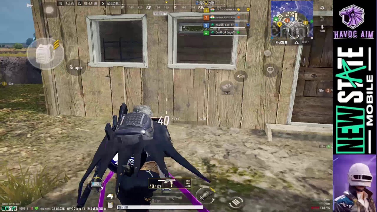PUBG NEWSTATE live game play 4K | 60fps…lets push some rank