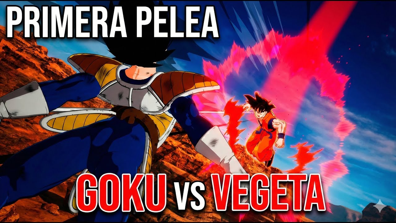 🔥 GOKU vs VEGETA – Primera Batalla ÉPICA | Cinemática en ULTRAWIDE (5120x1440 | Calidad Ultra)