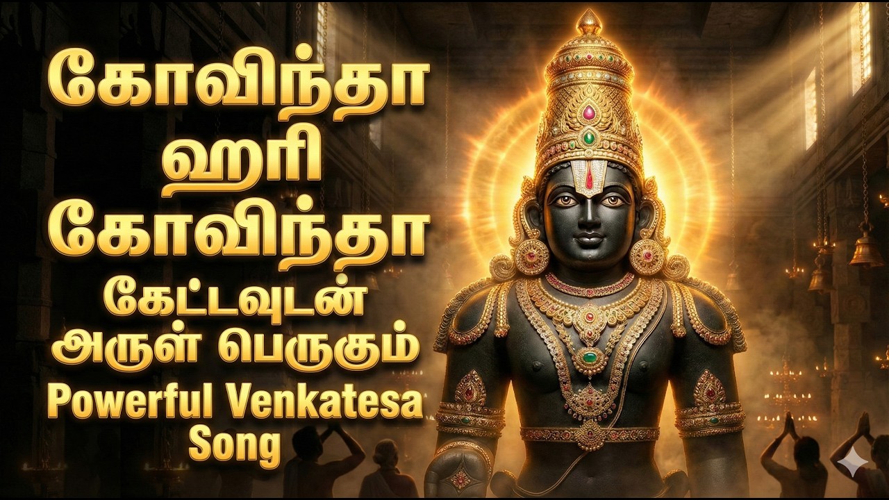 Govinda Hari Govinda 🔥 Powerful Venkatesa Song | கேட்டவுடன் அருள் பெருகும் 🙏