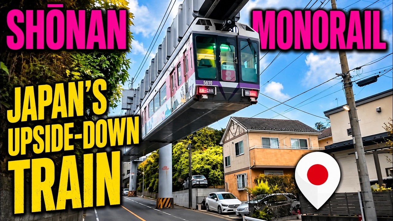 Die Shōnan Monorail 🇯🇵 – Schwebebahn auf Japanisch!