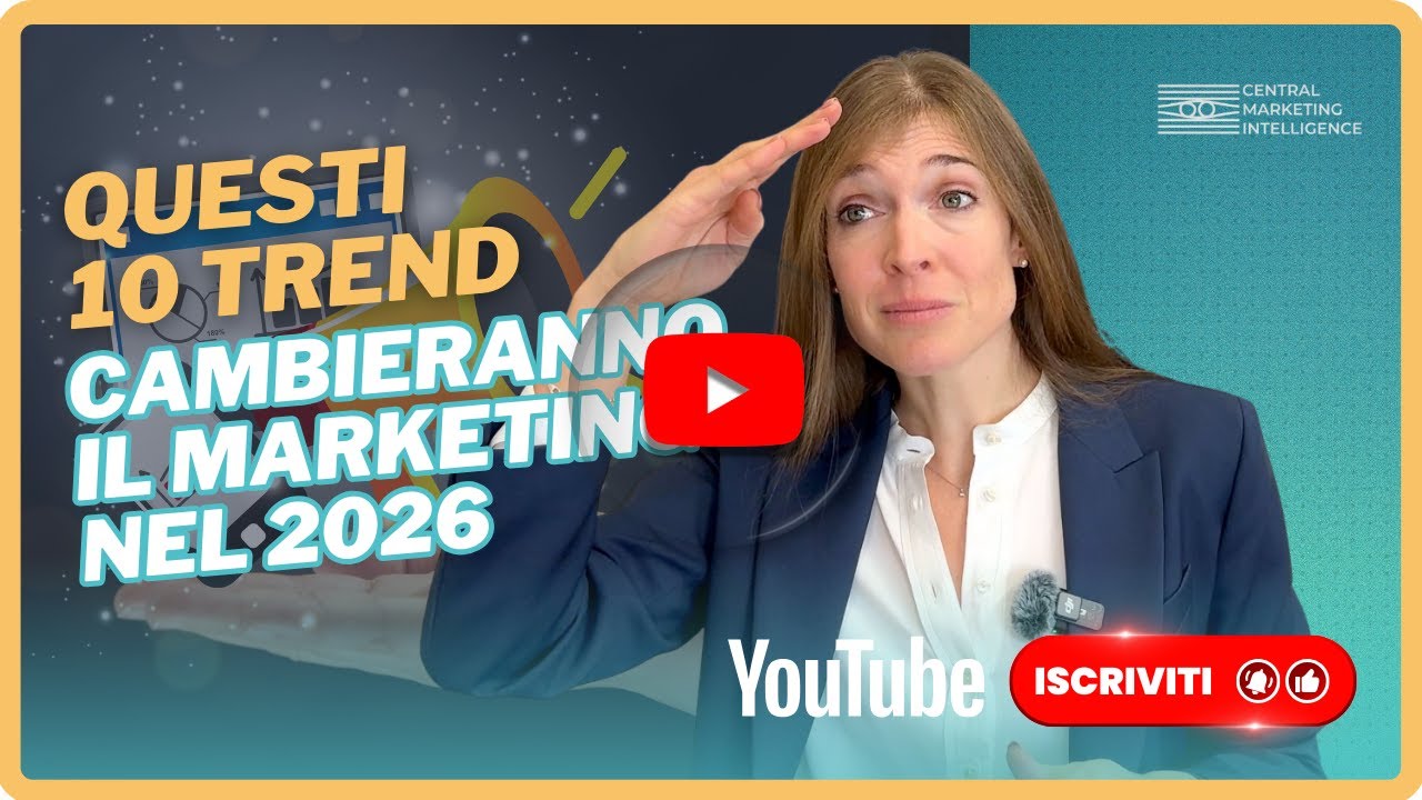 10 trend che cambieranno il MARKETING nel 2026