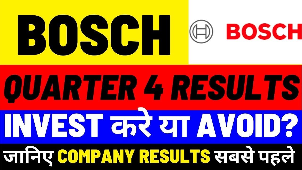 Bosch Quarter 4 Results | Bosch Quarter Breaking News | Dividend | Dailystock