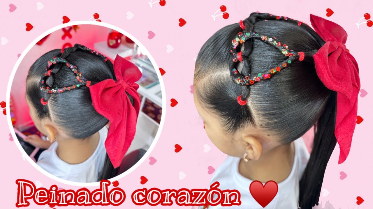 PEINADO CORAZÓN IDEAL PARA SAN VALENTÍN ❤️