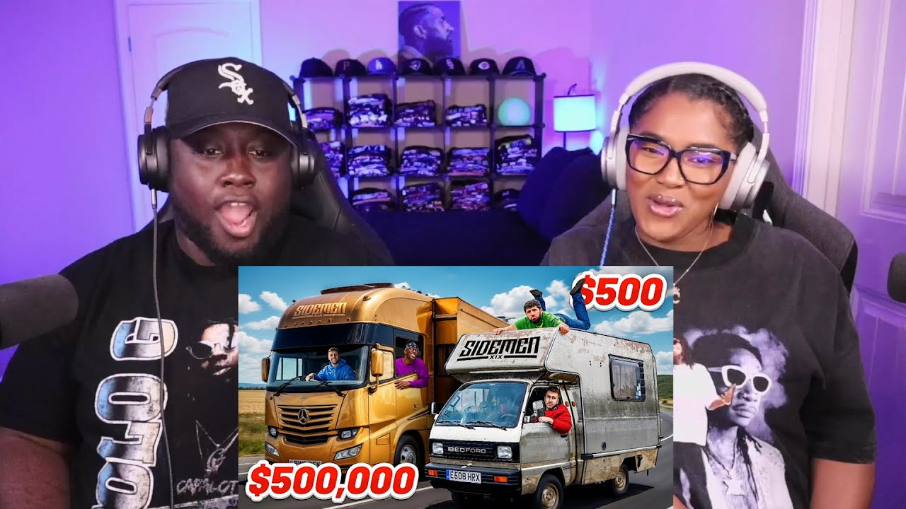Kidd and Cee Reacts To SIDEMEN $500,000 vs $500 MOBILE HOME ROAD TRIP