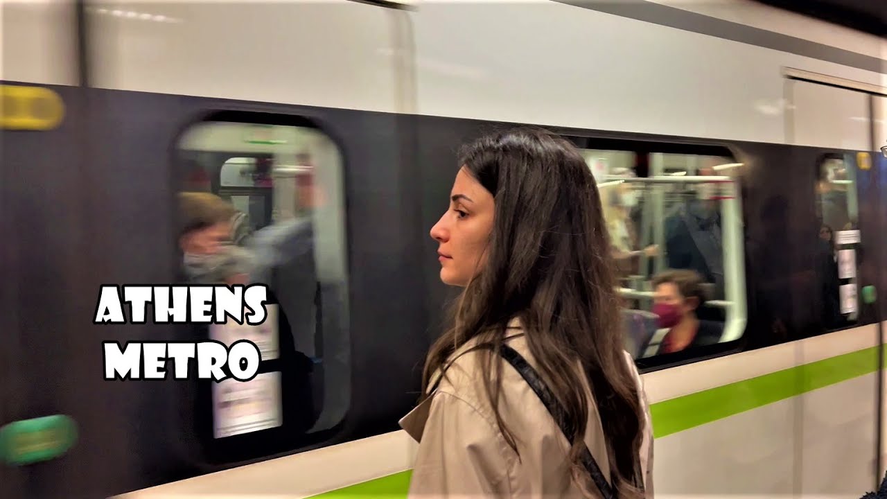 Riding Athens Metro, You Can Go Anywhere in Athens, Greece