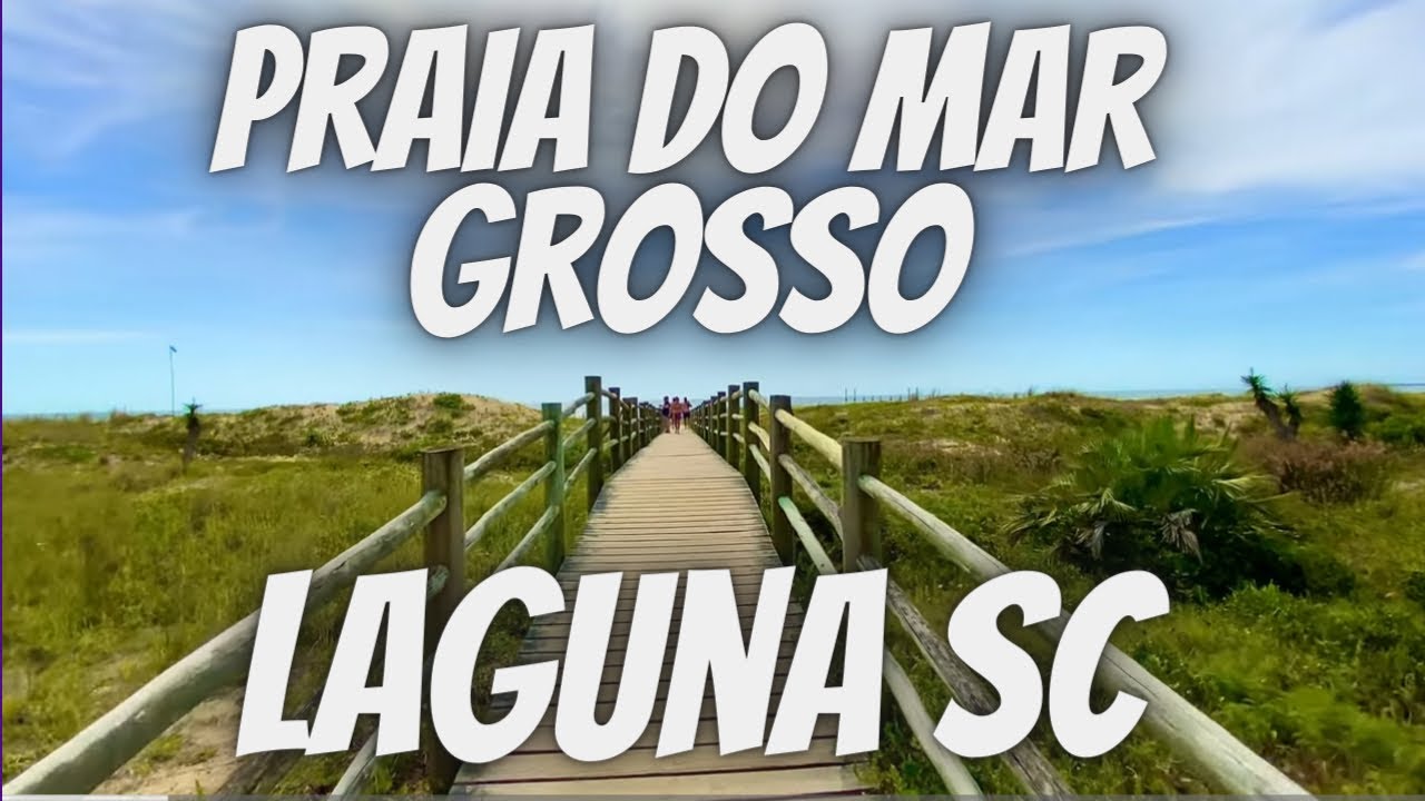 Praia do Mar Grosso.. Laguna, Santa Catarina, Brasil, Litoral Sul, 4K