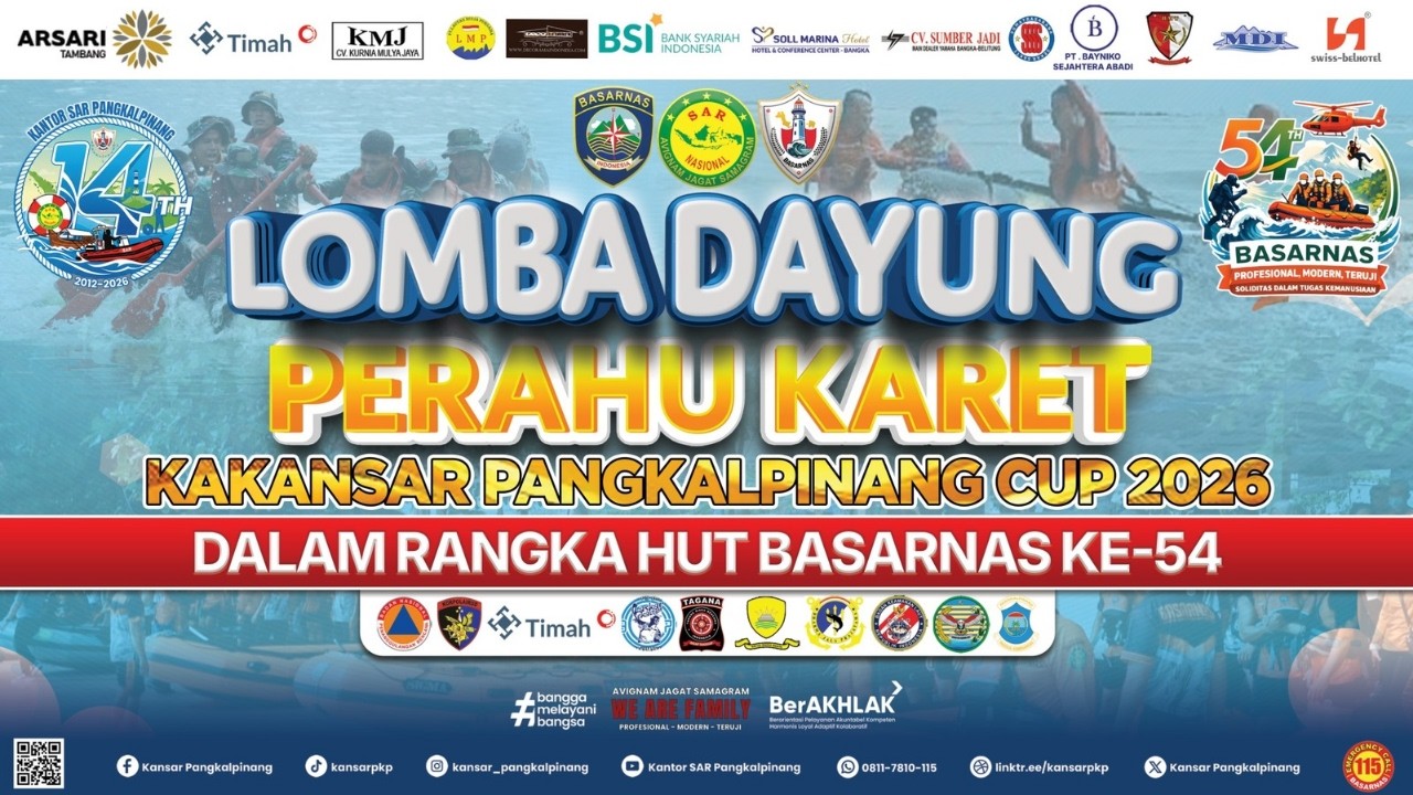 LIVE: LOMBA DAYUNG PERAHU KARET | KAKANSAR PANGKALPINANG CUP 2026