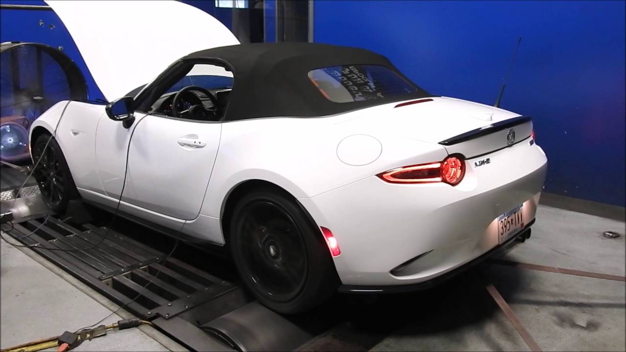 TurboSource 2016 ND Mazda Miata BorgWarner EFR 6758 Turbo Kit Dyno Video (Initial Testing)