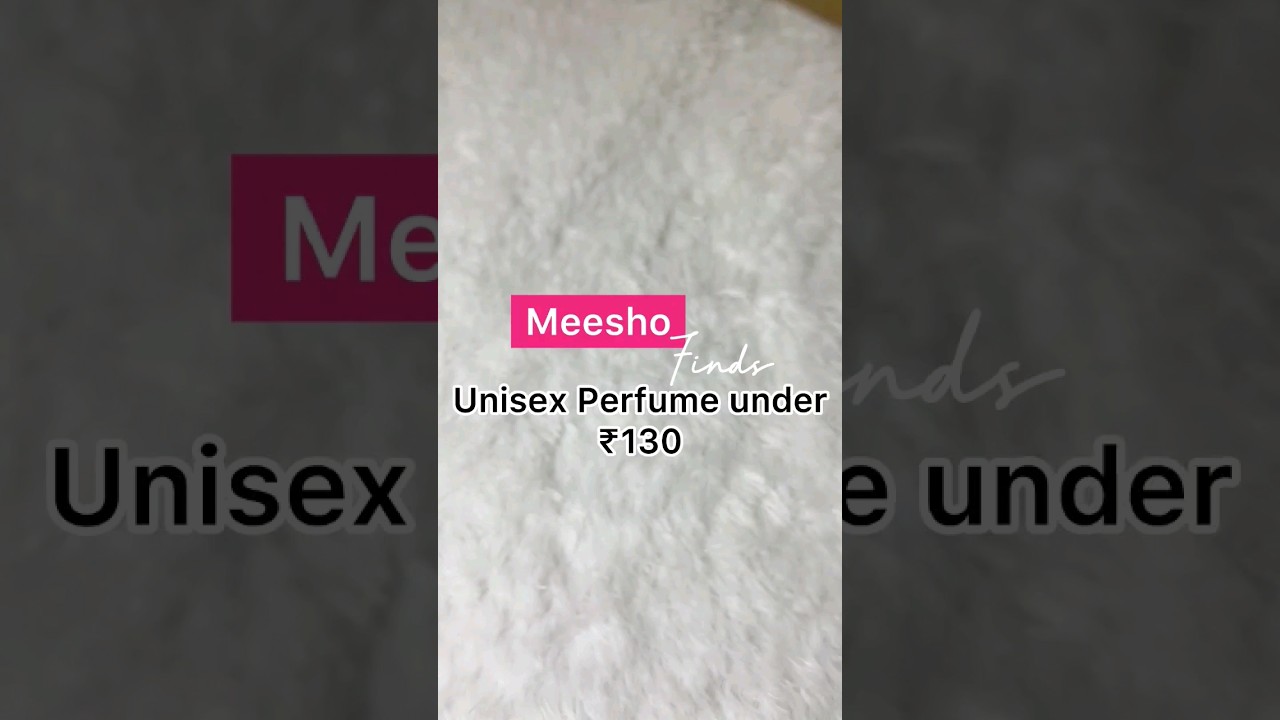 Unisex Perfume Under ₹200 | Affordable Perfume | Meesho Finds #affordable #shorts #perfume