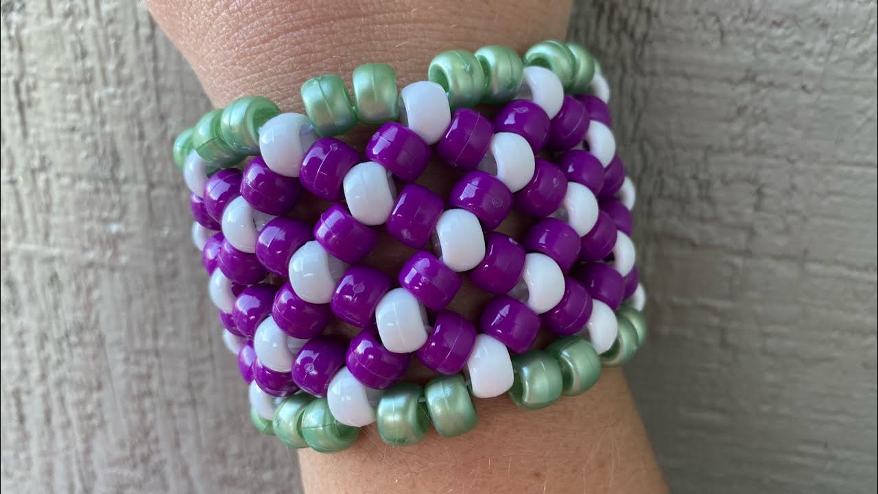 X-base Cuff Tutorial + Adding String + Tying Off: Beginner Skills Kandi Tutorial