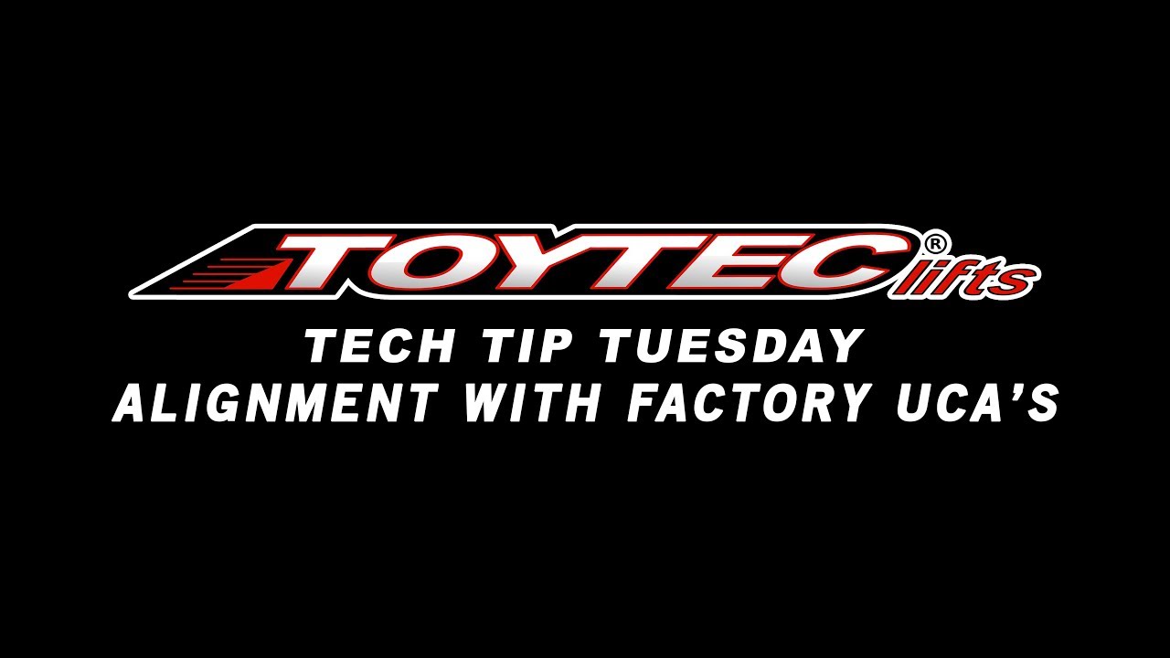 Tech Tip Tuesday - Performing an Alignment with Factory Upper Control Arms