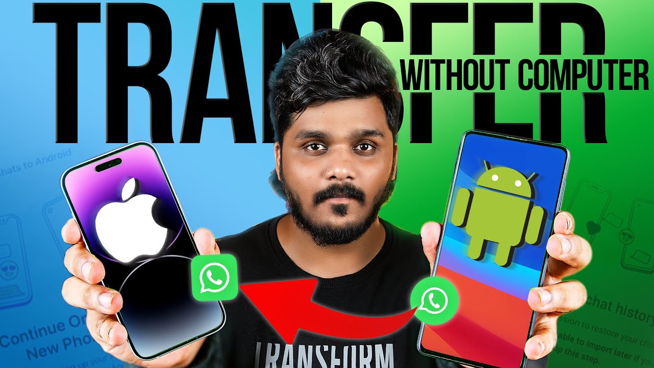 Computer தேவையில்லை⚡️🔥! Transfer Whatsapp Data From Android to iPhone without a Computer in Tamil😍🔥