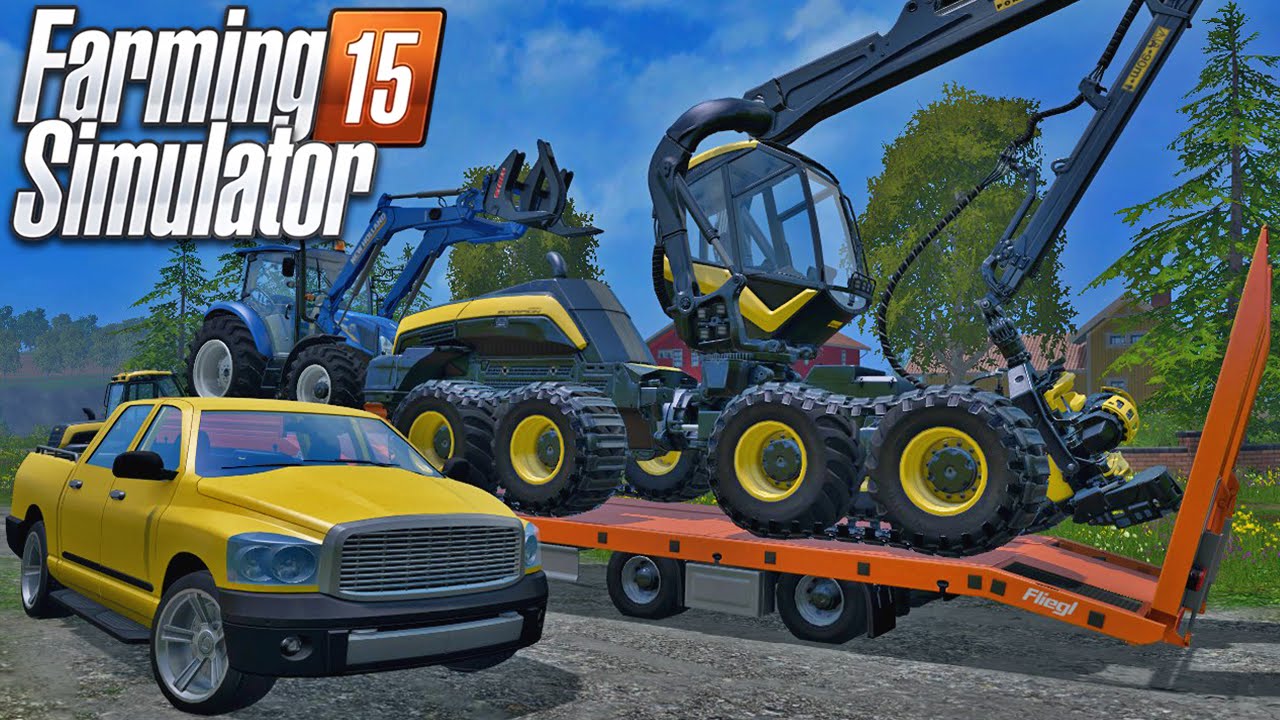 Farming Simulator 2015 - Transportando Veículos
