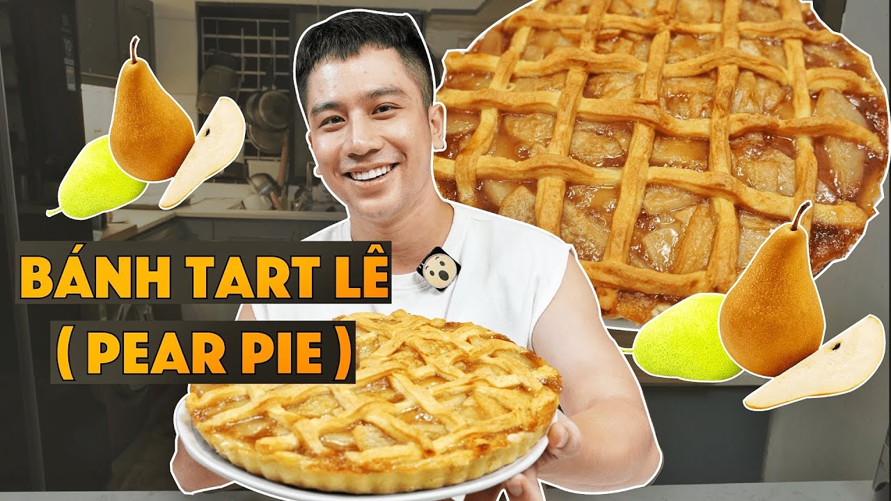 Làm bánh Tart Quả Lê 🍐 siêu đơn giản và ngon cùng mình // Dinology