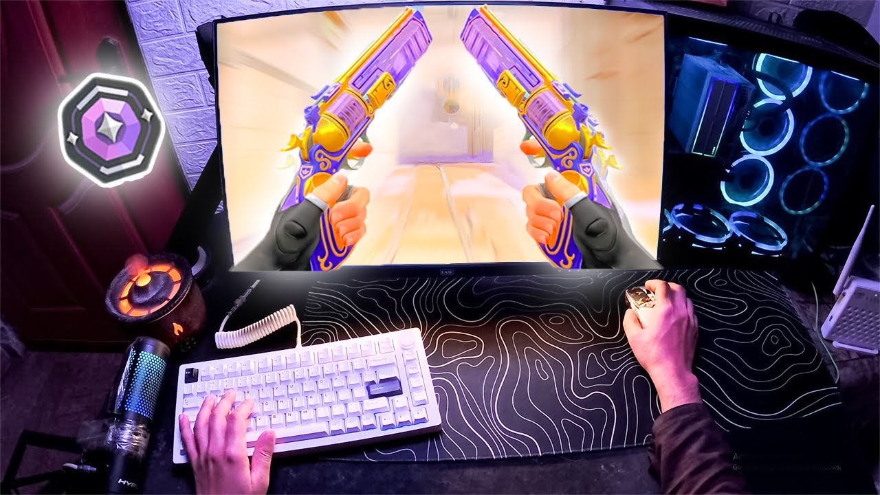Superb Thocky Keyboard Best VALORANT POV ASMR Gameplay