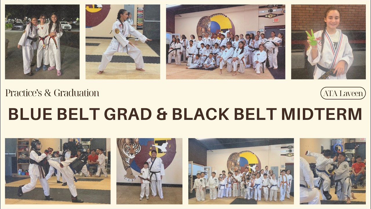 ATA Laveen Blue & 1st Degree Black Belt | Practices & Graduation