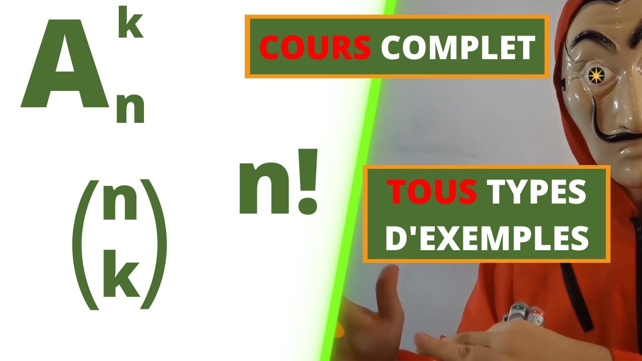ARRANGEMENT , COMBINAISON ET FACTORIEL : COURS COMPLET AVEC EXEMPLES