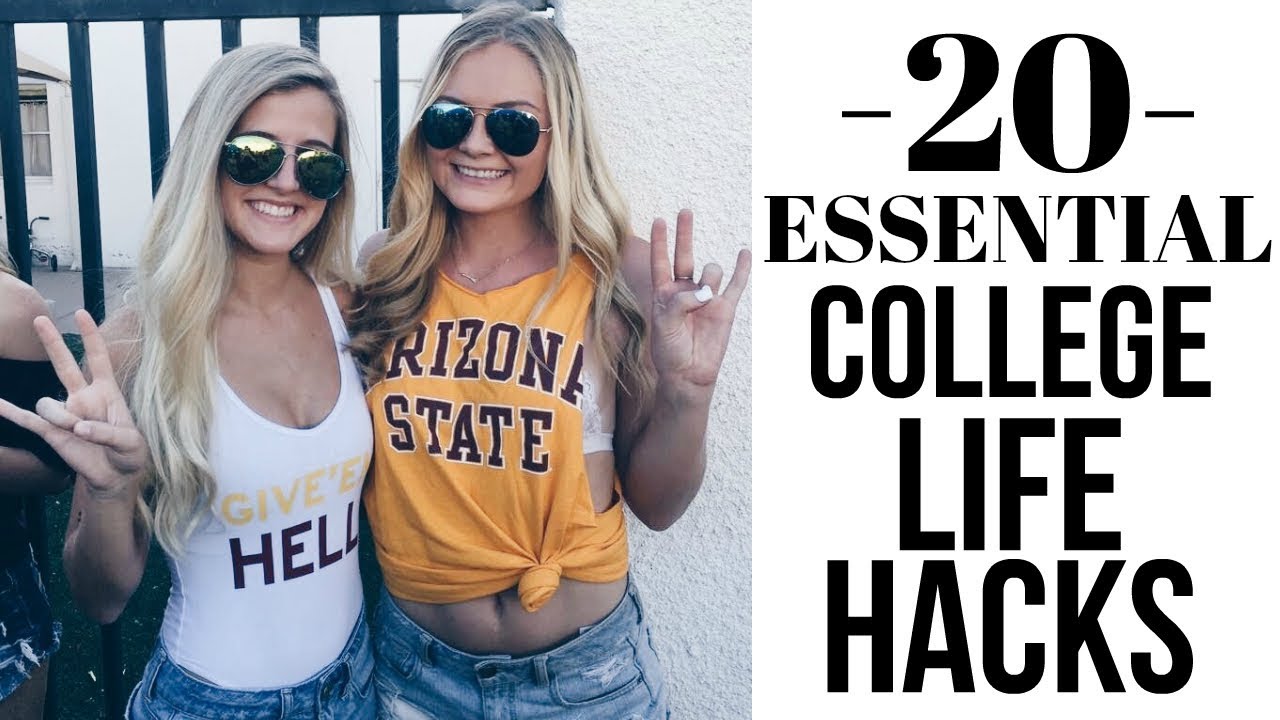 College Life Hacks You NEED To Know! | Sydney Joz