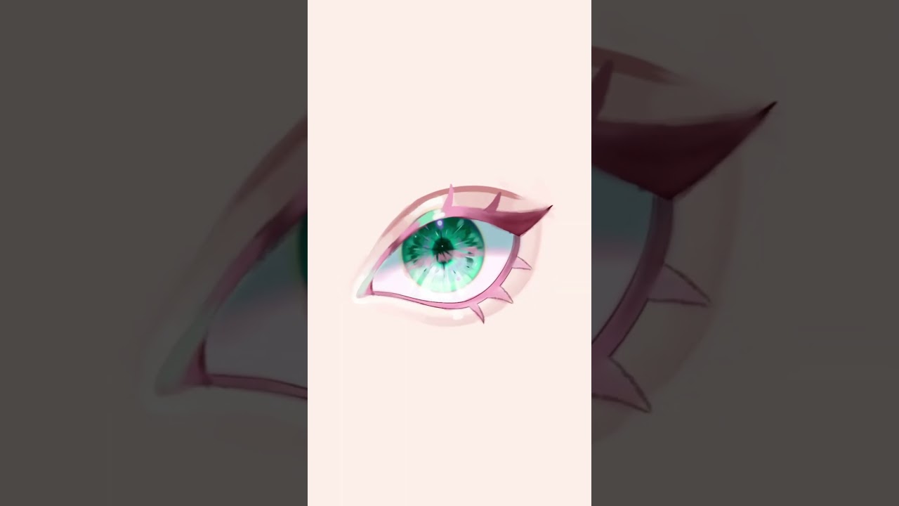 Eye loop thing I made✨💖 #art #digitalart #animation #drawing #coquette #viralvideo