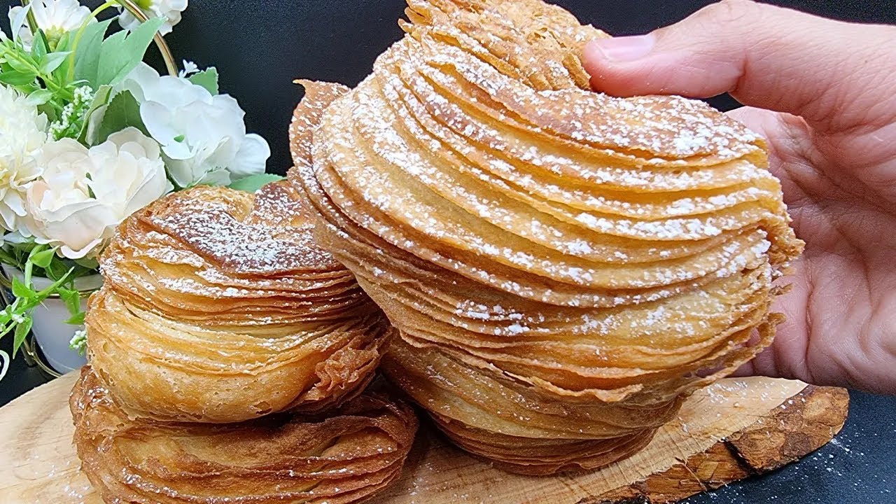Если у вас есть 1 яйцо и мука, приготовьте этот вкусный рецепт без духовки!! #сладкое #729