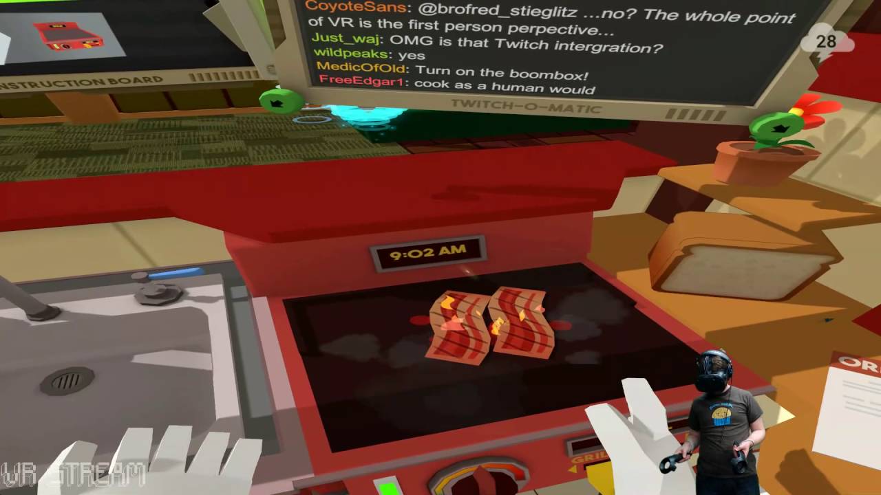 VR Stream — VR Job Simulator