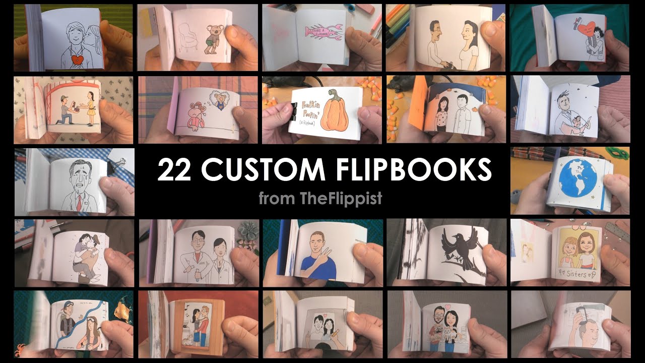 Hand Drawn Flipbook Compilation