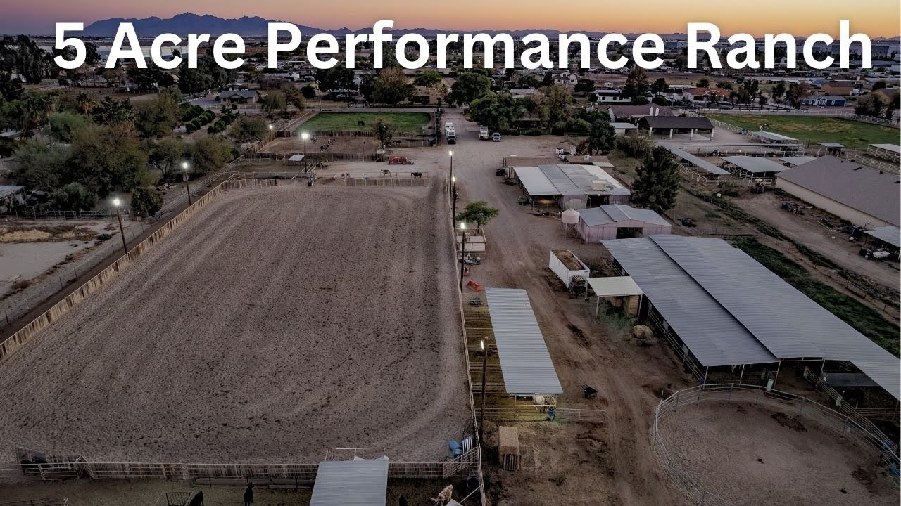 Rare 5-Acre Performance Ranch in Litchfield Park, AZ | Elite Equestrian Estate with Irrigation!