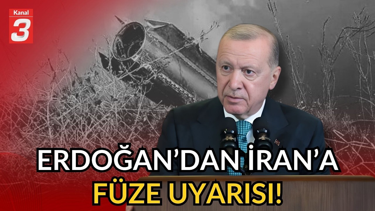 Recep Tayyip Erdoğan'dan İran'a ''Füze'' uyarısı! | ''Gerekli uyarıları yaptık''