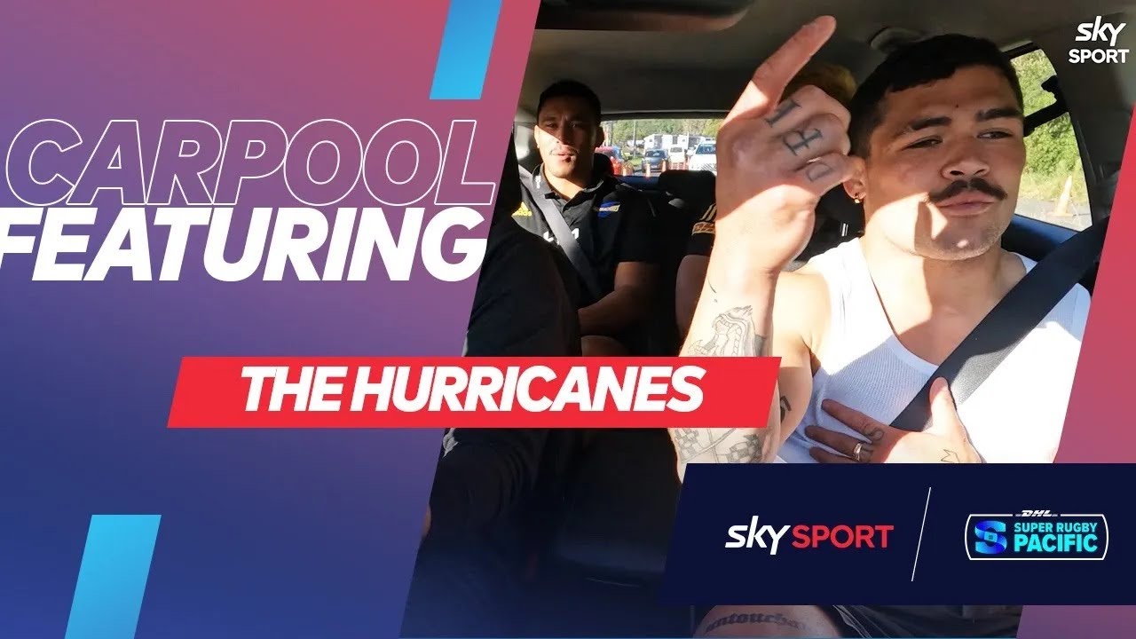 Carpool with the HURRICANES 😂  | Super Rugby Pacific