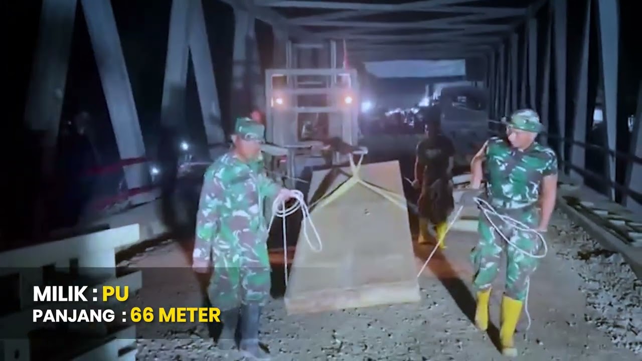 Jembatan karya TNI AD hadir membuka kembali ruas jalan di Kuta Blang, Bireuen