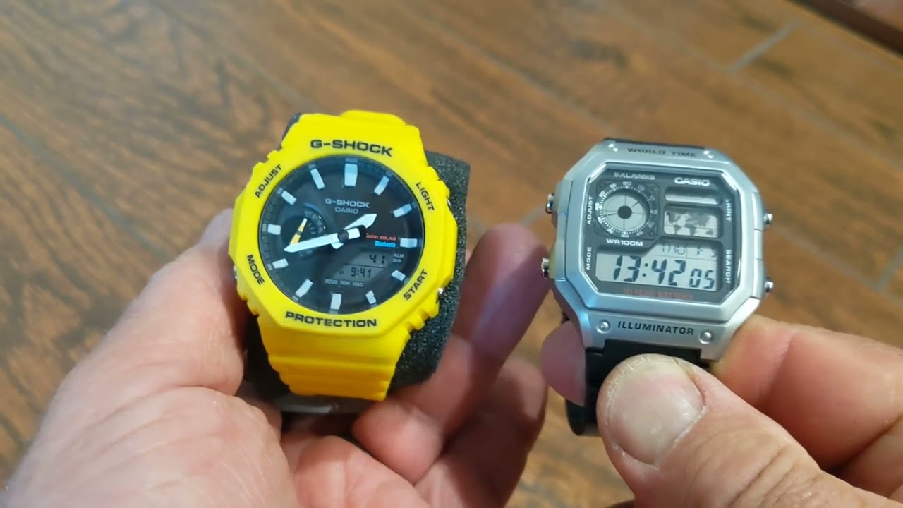 Мои первые Casio G-Shock Модель GA-B2100C-9ADR
