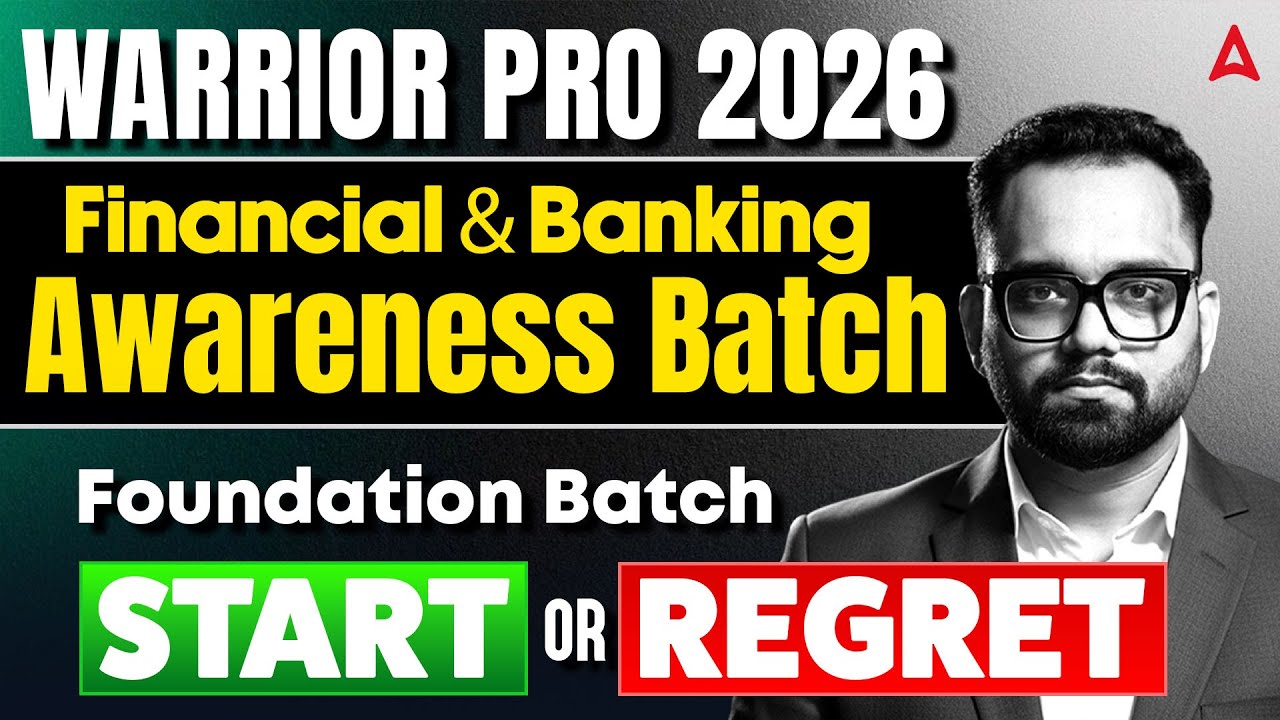 WARRIOR PRO 2026 | Financial and Banking Awareness Batch | Foundation Batch 2026 | By Ashish Sir